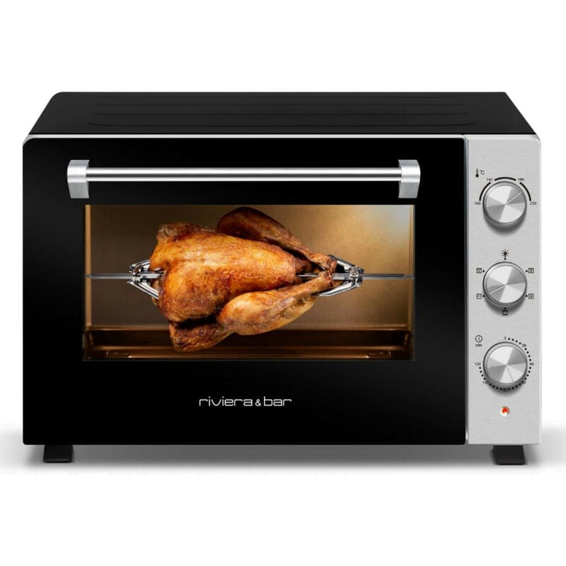 foto del prodotto riviera bar forno a convezione 46l 1800w nero inox qfr460