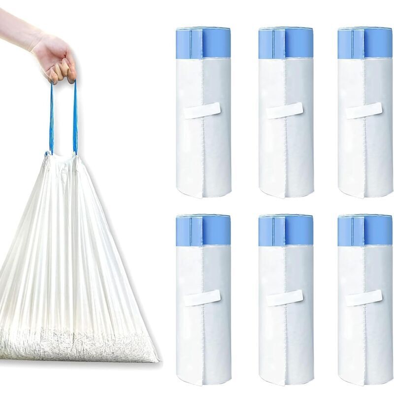 foto del prodotto rman sac liti re pour chat 500 x 450 mm avec poign e de transport pour liti re pour chat autonettoyant, biod gradable, durable, r sistant aux
