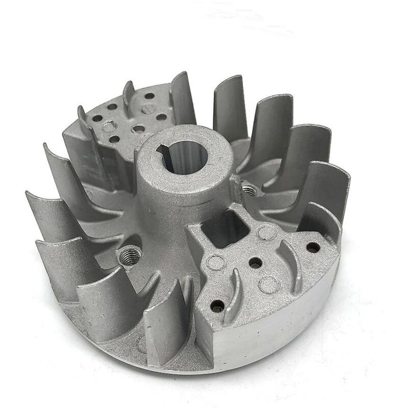 foto del prodotto rnemitery 1 pz volante magnetico per decespugliatore, multifunzione 4 in 1, attrezzo ad asta e trivella