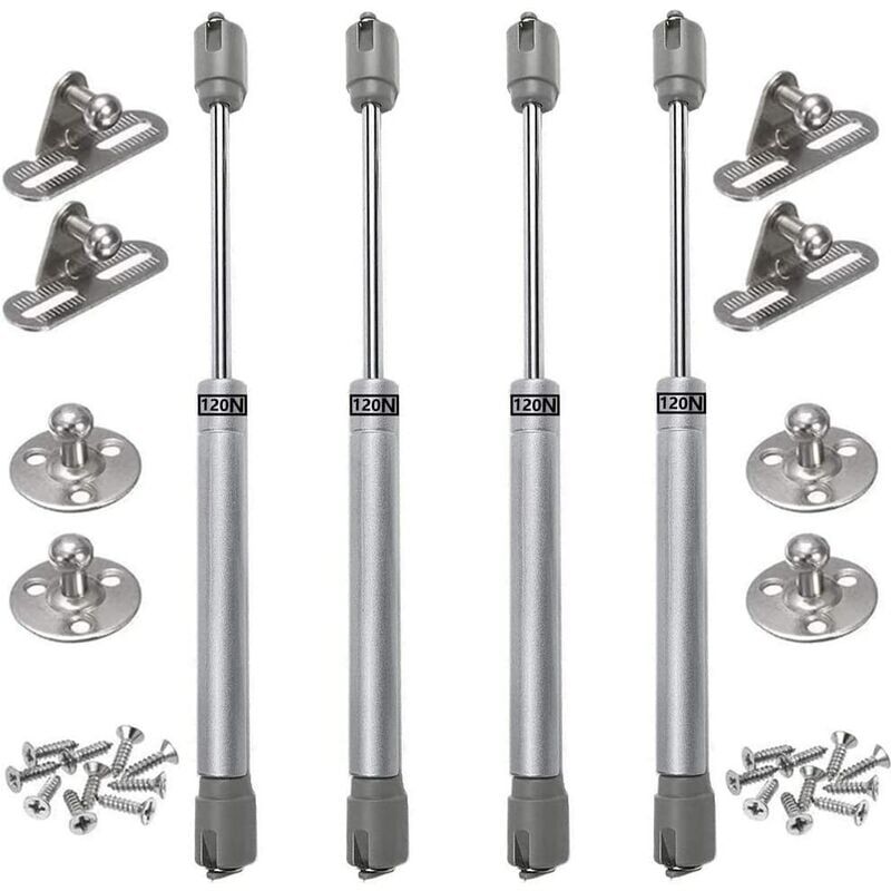 foto del prodotto rnemitery 4pcs ammortizzatori a gas 120n mobili idraulici molla ammortizzatori a gas originale porta dell armadio da cucina braccio pneumatico per