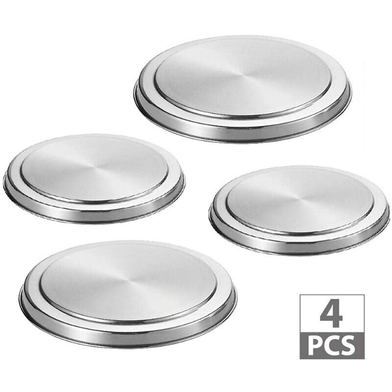 foto del prodotto rnemitery 4pcs coperchi protettivi per piani cottura copri fornelli copri piani cottura elettrici in acciaio inossidabile come utensili da cucina