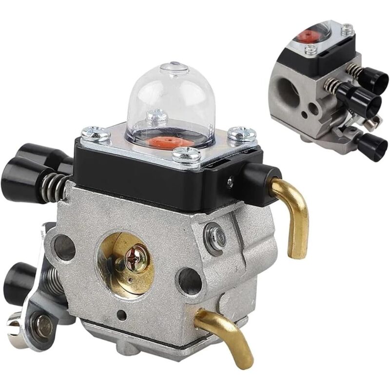 foto del prodotto rnemitery carburatore per decespugliatore stihl fs38 fs45 fs45c fs46 fs55 fs55r fs55rc fs85 km55 km55r hl45 carburatore piatto