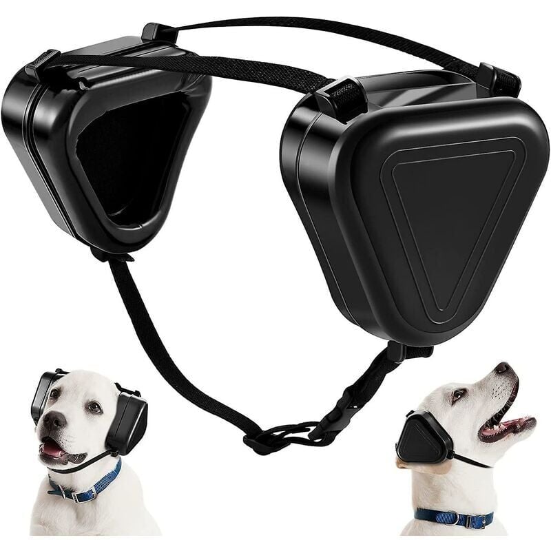 foto del prodotto rnemitery cuffie antirumore per cani, cuffie antirumore per cani, nere