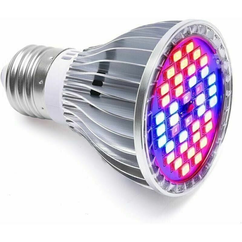 foto del prodotto rnemitery lampadina per coltivazione 30w 40led lampadina per piante led e27 a spettro completo per 7 lunghezze d onda applicabile a piante da