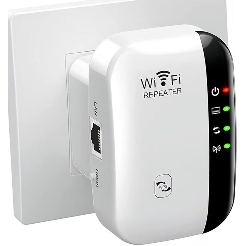 foto del prodotto rnemitery potente ripetitore wifi 300mbps potente amplificatore wifi amplificatore di portata wifi da 2,4 ghz estensore ripetitore wireless wifi