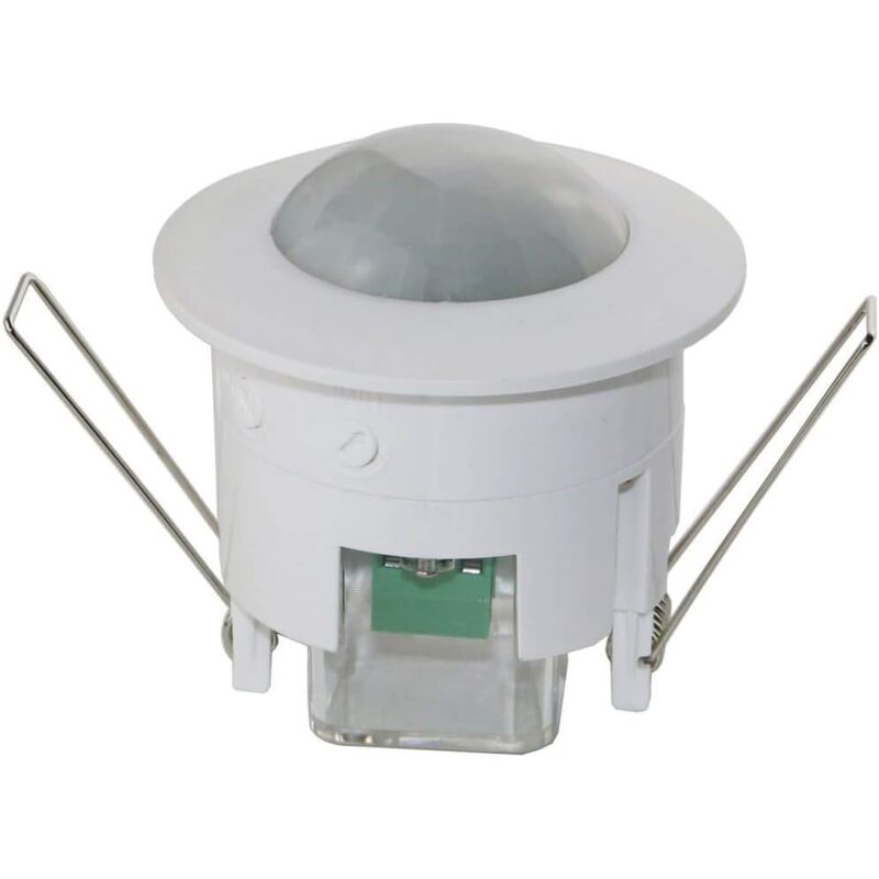 foto del prodotto rnemitery rilevatore di movimento a infrarossi da 1 pezzo, montaggio a soffitto, luci per interni, area di lavoro di controllo, portata 6 m