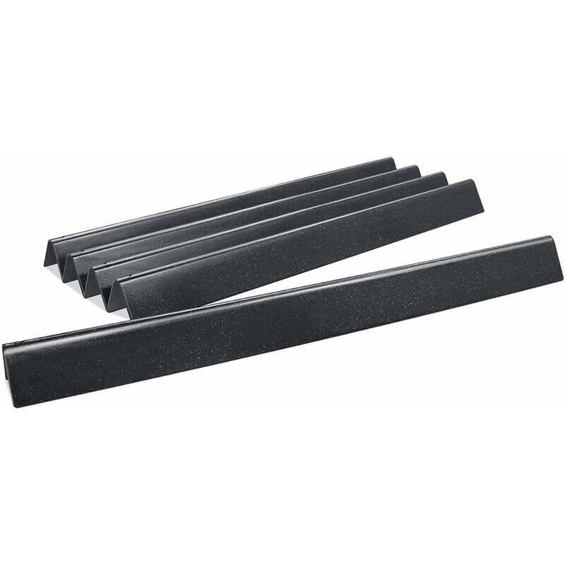 foto del prodotto rnemitery set di 5 barre aromatizzate smaltate da 22,5 pollici, piastra riscaldante per barbecue per weber spirit e200 210, s200 210 con manopole