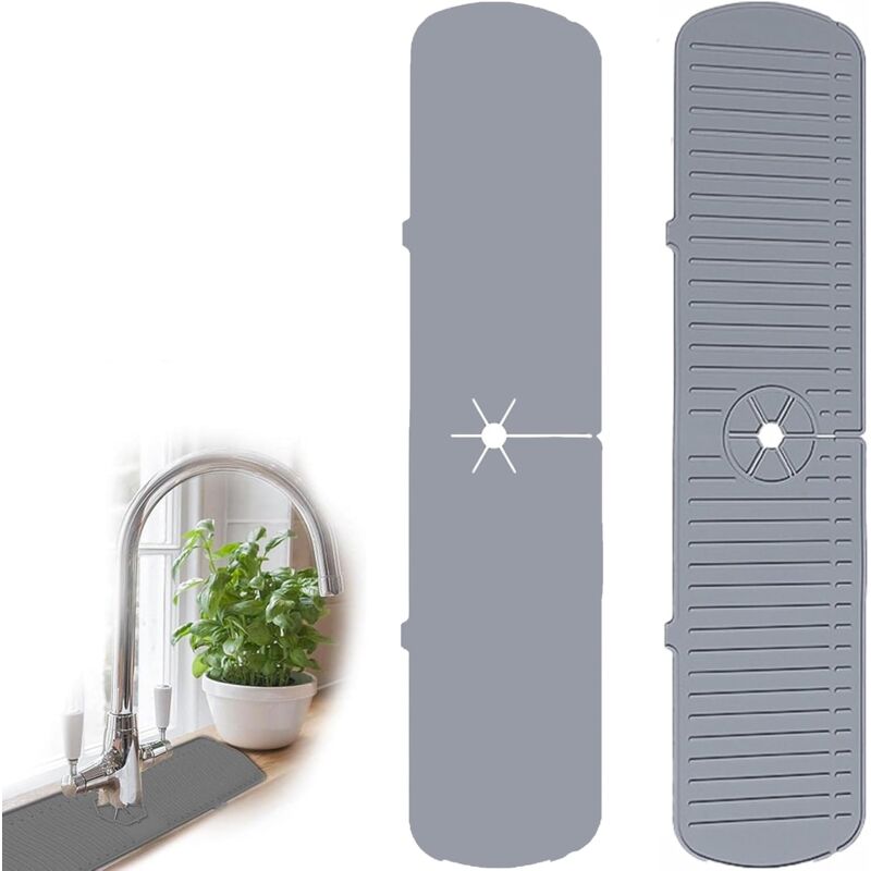 foto del prodotto rnemitery tappetino per rubinetto, tappetino per rubinetto in silicone, paraspruzzi per lavello da cucina, tappetino per lavello, paraspruzzi,