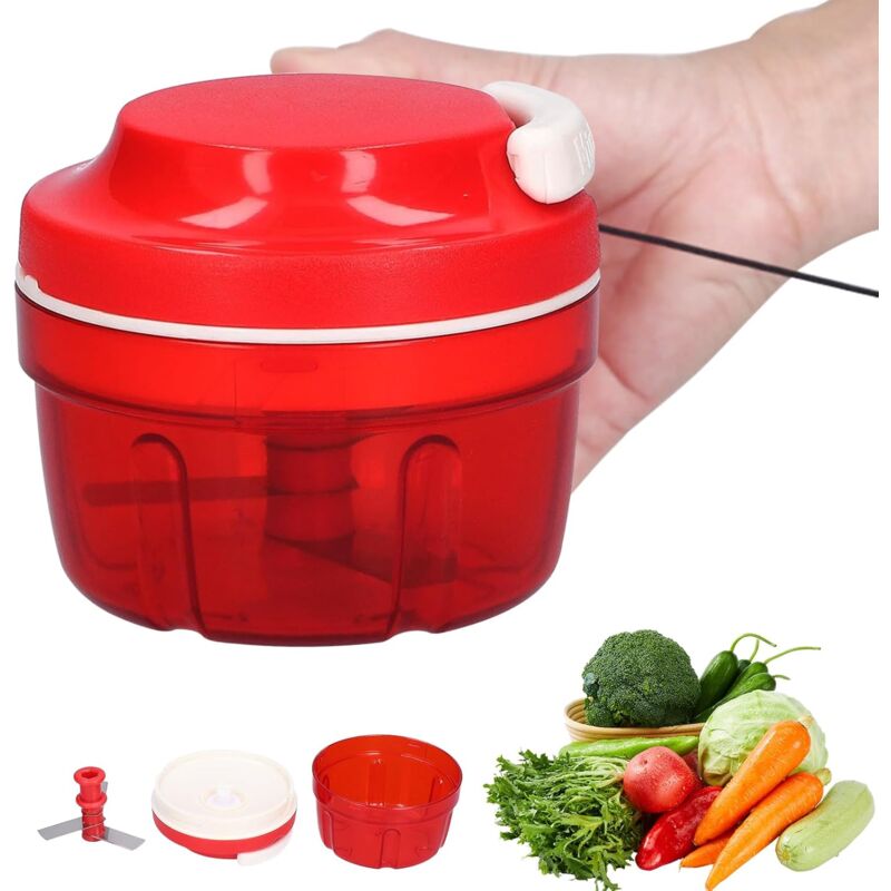 foto del prodotto rnemitery tritacipolla lama in metallo altri accessori da cucina rosso