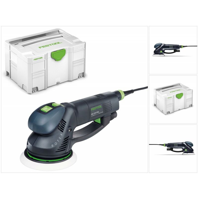 foto del prodotto ro 150 feq-plus rotex levigatrice orbitale rotativa 720 w in valigetta systainer 571805 - festool