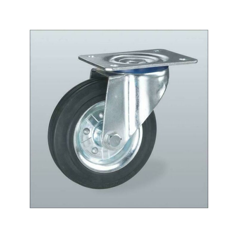 foto del prodotto ro carr ruota girevole per carrelli da 80 mm.