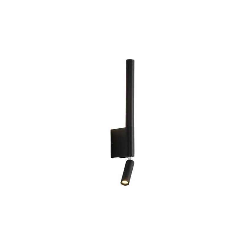 foto del prodotto roar lampada da parete moderna 43 cm 7w led nera