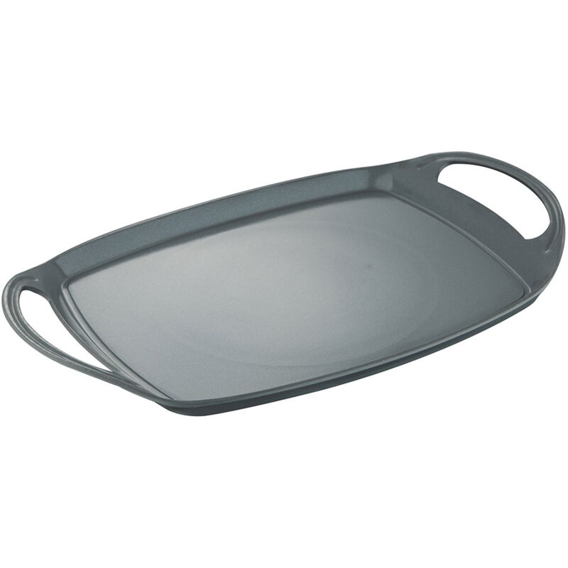 foto del prodotto roaster earth grey sg 6755 grigio alluminio forgiato 36,9 x 24,6 cm con maniglie san ignacio