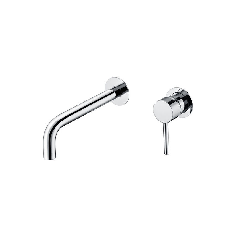 foto del prodotto robinet de lavabo encastrer mitigeur encastrer robinetterie de salle de bain pour lavabo couleur chrome
