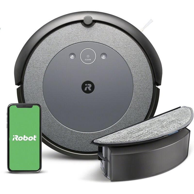 foto del prodotto robot aspirapolvere lavapavimenti collegato i517640 irobot