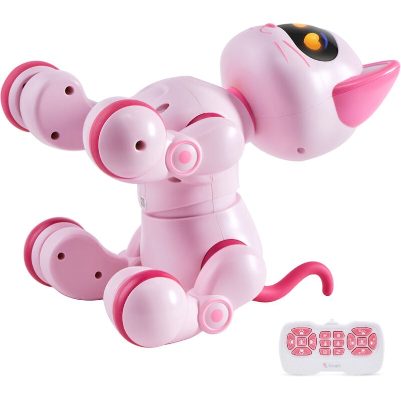 foto del prodotto robot giocattolo per bambini telecomando smart rc gatto, telecomando programmabile, controllo a tocco, giocattolo robotico gatto, giocattolo