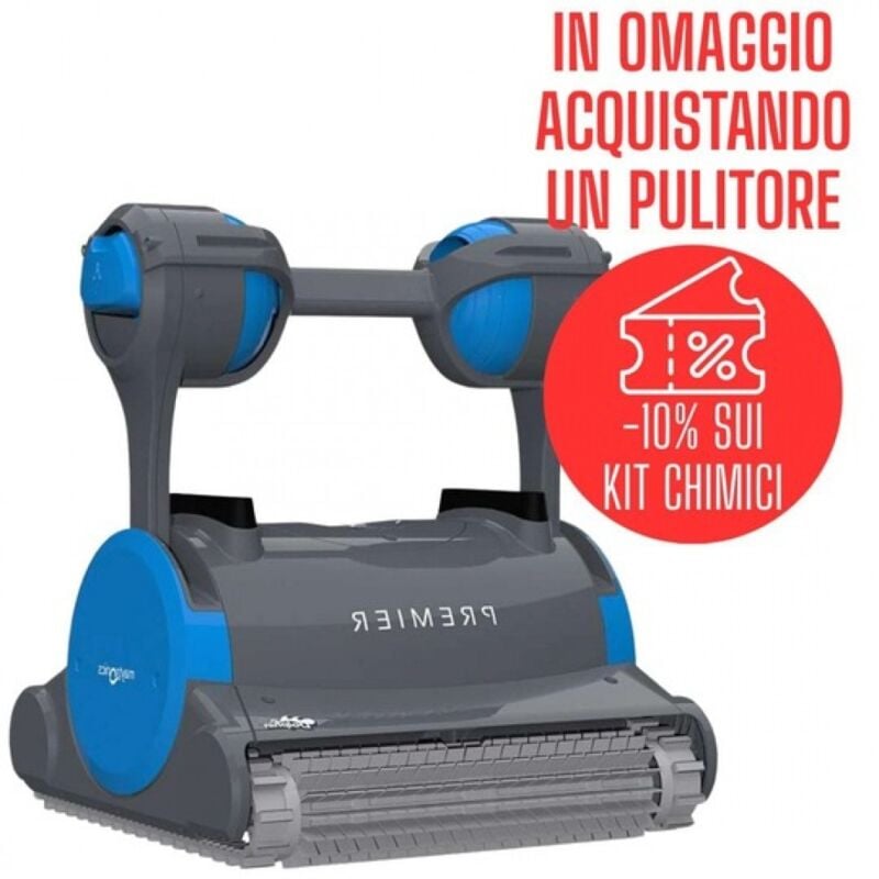 foto del prodotto robot piscina dolphin premier spazzole pvc