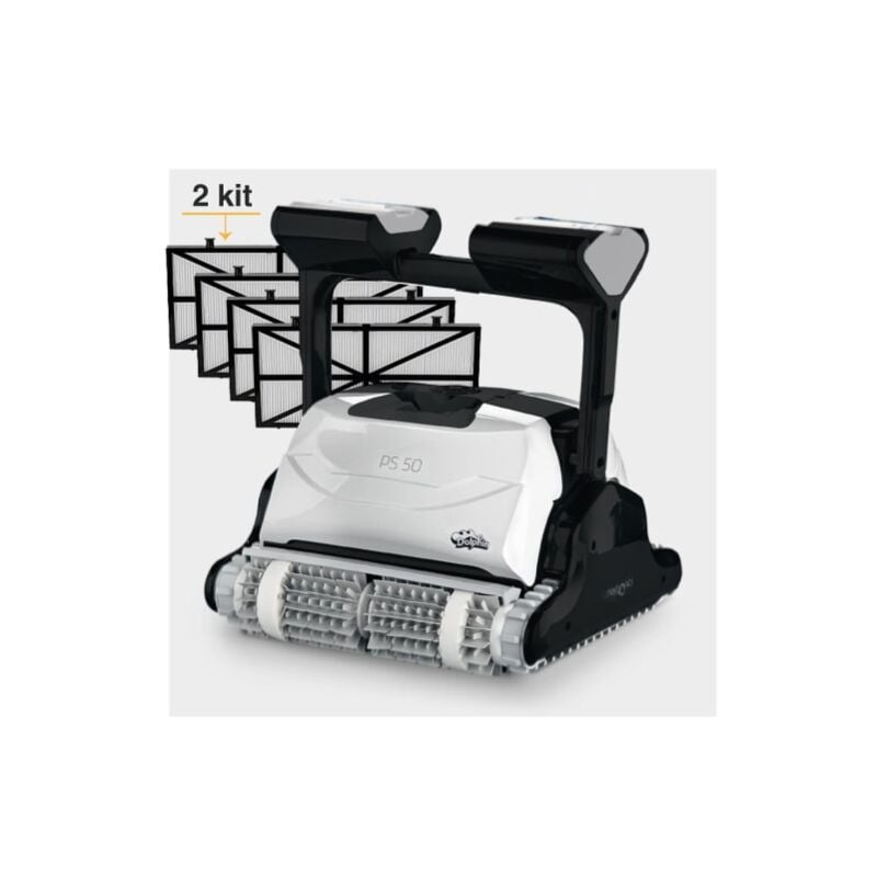 foto del prodotto robot pulitore dolphin ps50 con spazzole combinate robot dolphin ps50