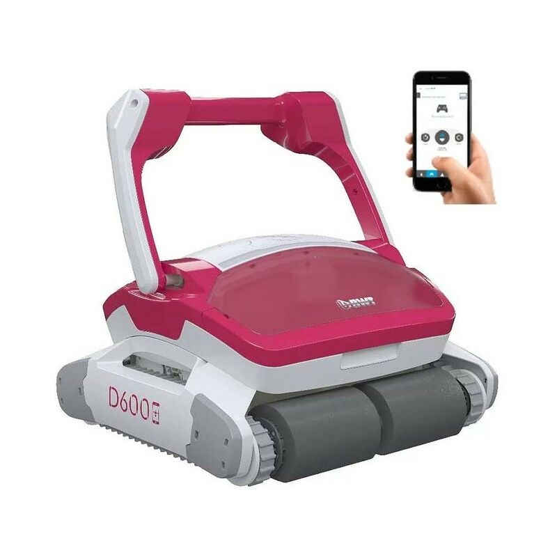 foto del prodotto robot pulitore piscina tornado d600 per fondo, parete e linea di galleggiamento.
