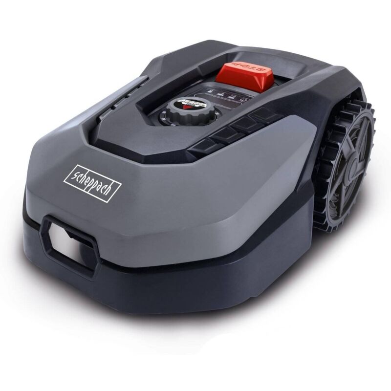 foto del prodotto robot rasaerba 20v con bluetooth e wifi integrato scheppach robocut xl600