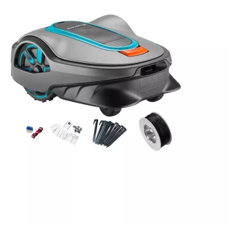 foto del prodotto robot rasaerba, fino a 1000 m , pendenza fino a 35 , controllo bluetooth sileno life 15102 34 gardena