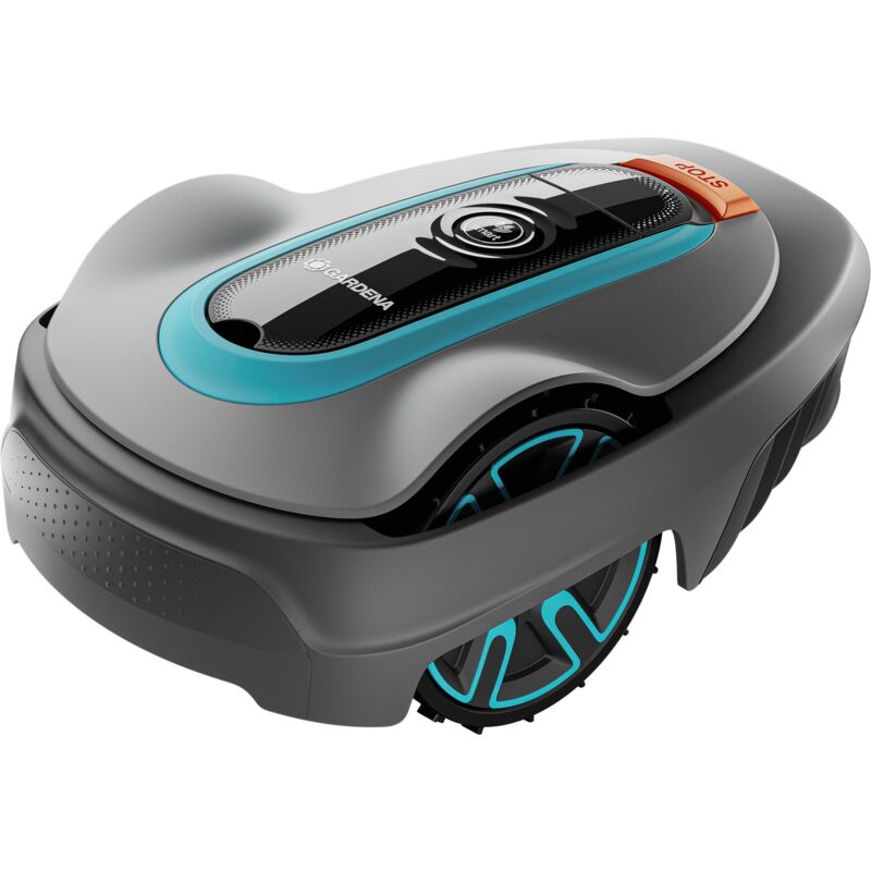 foto del prodotto robot rasaerba sileno city smart fino a 250 m , pendenza fino a 35 , controllo wireless, tecnologia di mappatura e lona 19601 74 gardena