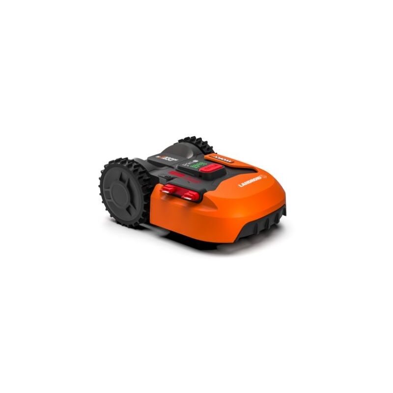 foto del prodotto robot rasaerba worx landroid s300 con batteria 20v 2.0 ah base di ricarica