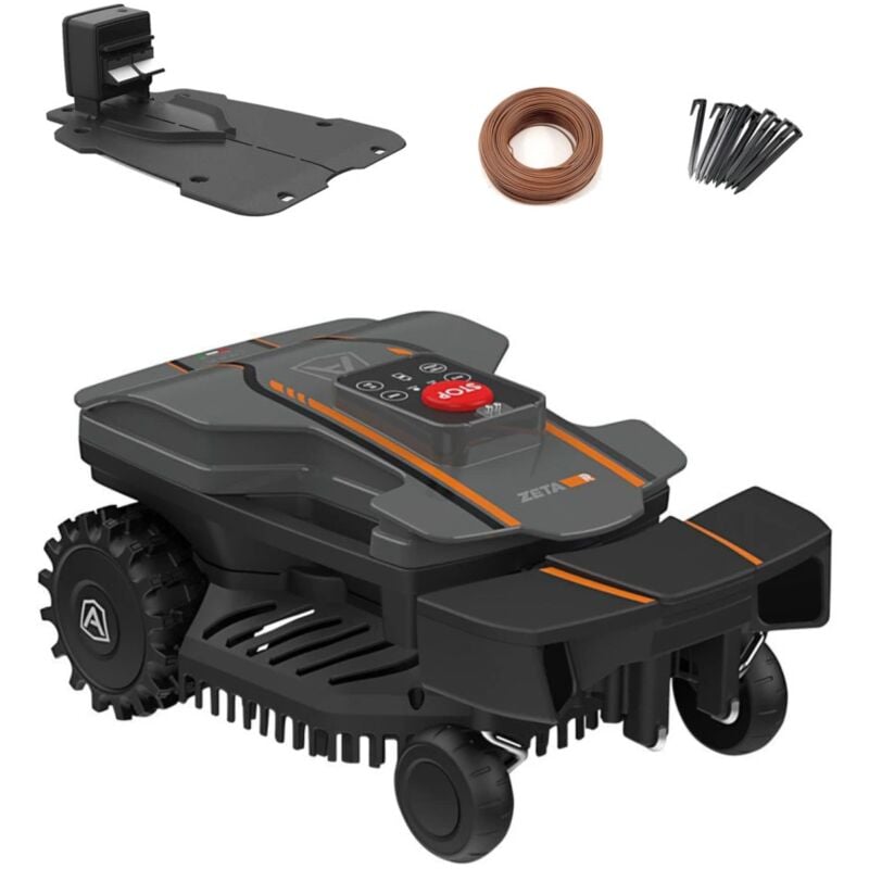 foto del prodotto robot tagliaerba senza filo perimetrale ambrogio zeta r e kit smart system area di taglio 800 mq