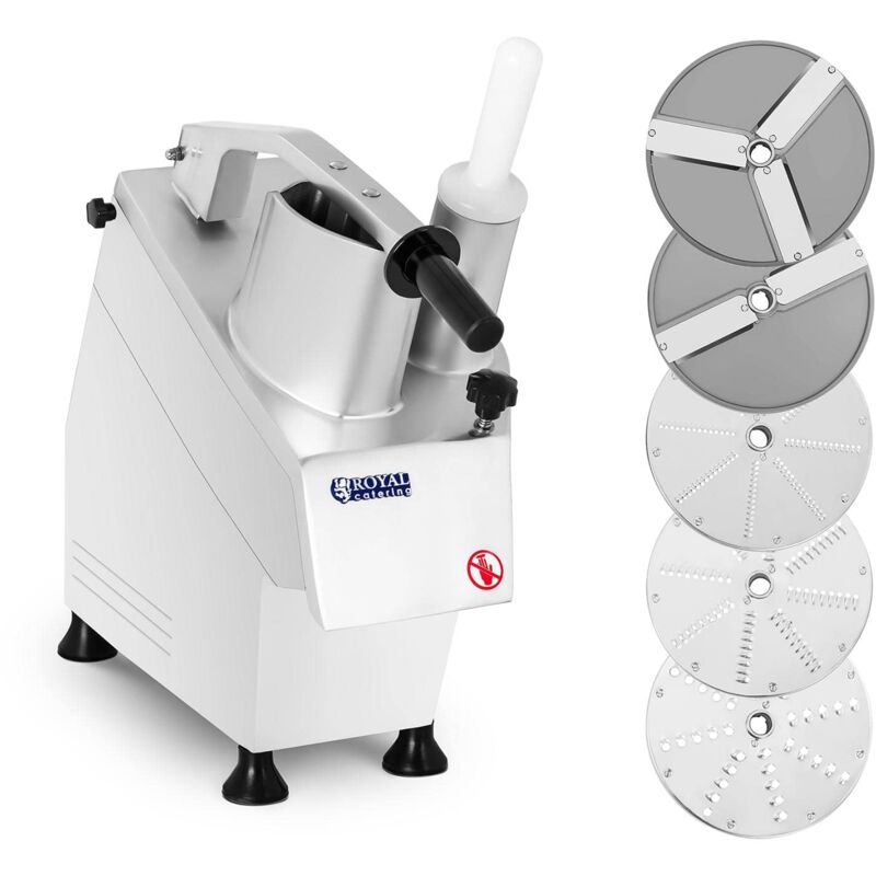 foto del prodotto robot tagliaverdure elettrico a 5 dischi
