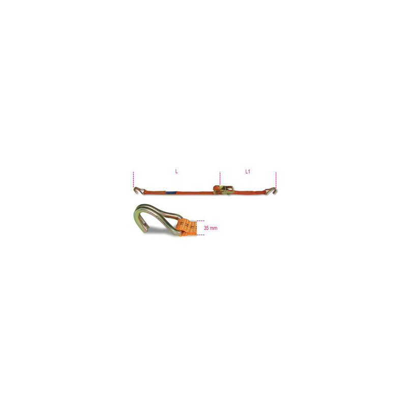 foto del prodotto robur 8181 nastro ancoraggio a cricc. mm.35x6mt.