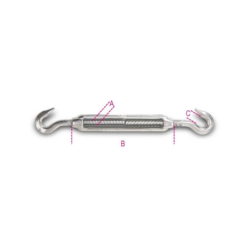 foto del prodotto robur tenditori a due ganci inox m14 8207