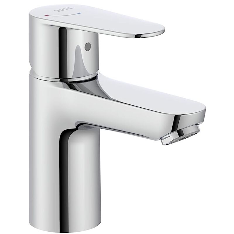 foto del prodotto roca a5a324fc00 miscelatore lavabo victoria plus, corpo liscio, cold start, cromato