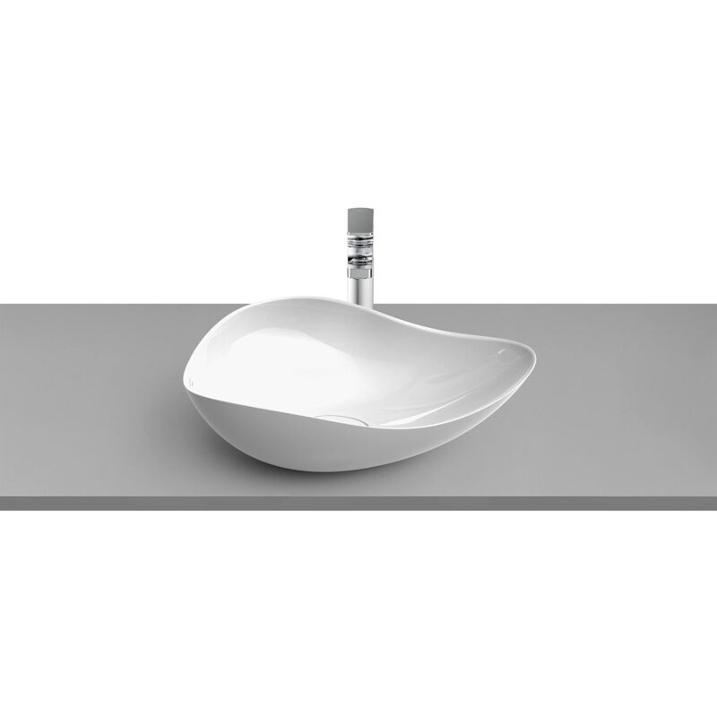 foto del prodotto roca bacinella da appoggio ohtake bianco