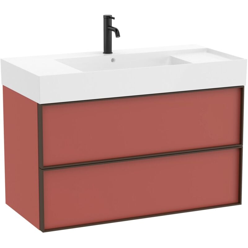 foto del prodotto roca composizione mobile bagno unit terracotta 1000 x 460 x 685 mm