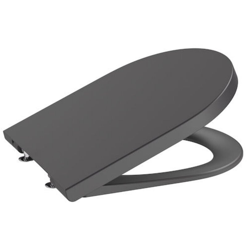 foto del prodotto roca sedile inspira compact in supralit silencio anticaduta, doppio laccato, sfoderabile, onice a80152c64b 