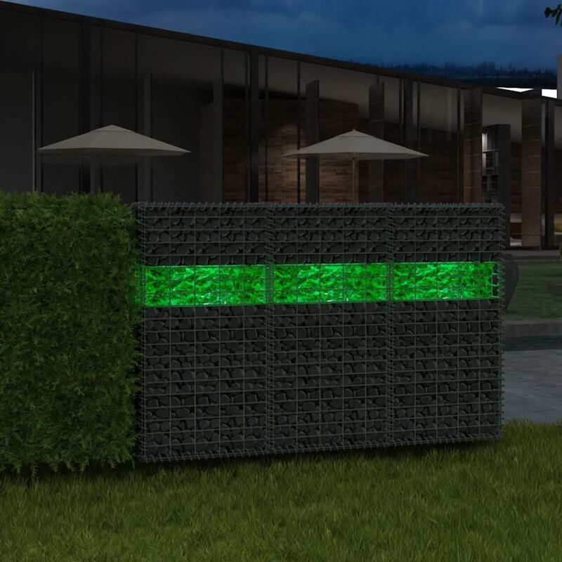 foto del prodotto rocce gabione vetro verde 60 120 mm 25 kg vidaxl