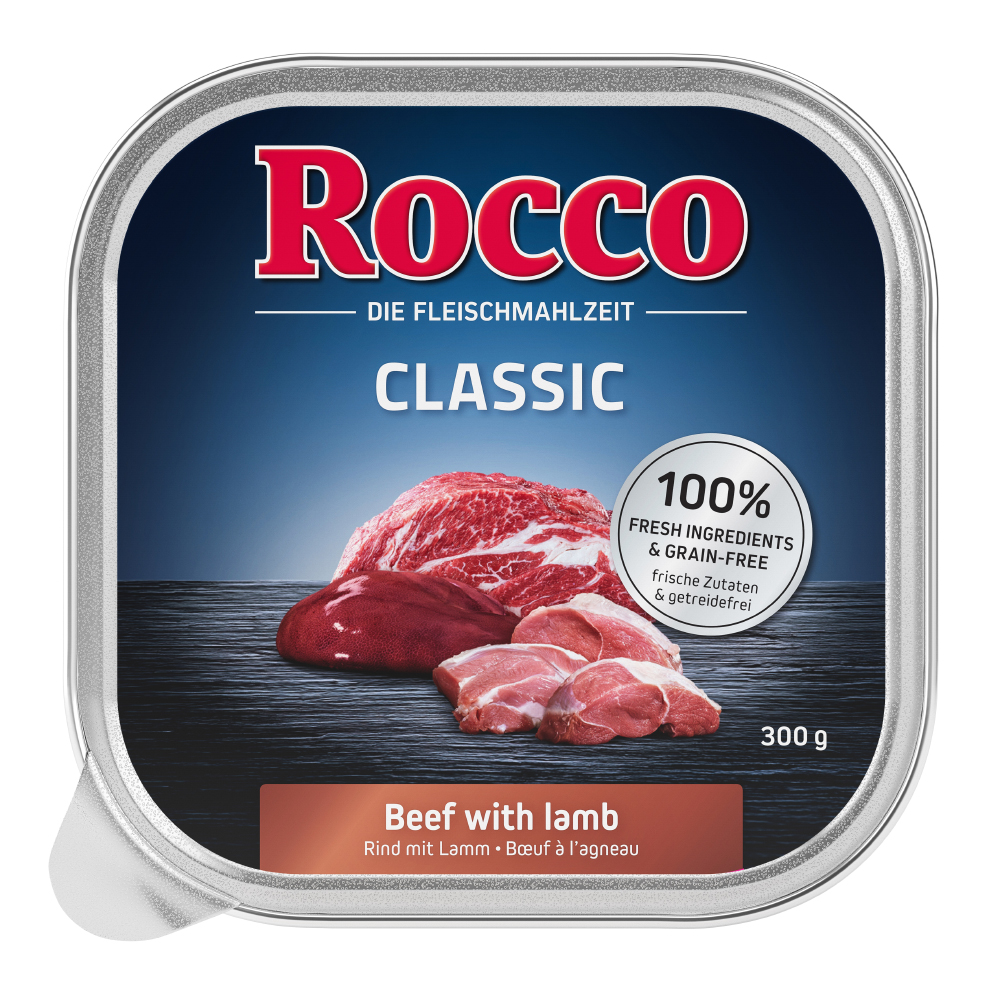 foto del prodotto rocco classic vaschette 9 x 300 g - manzo con agnello