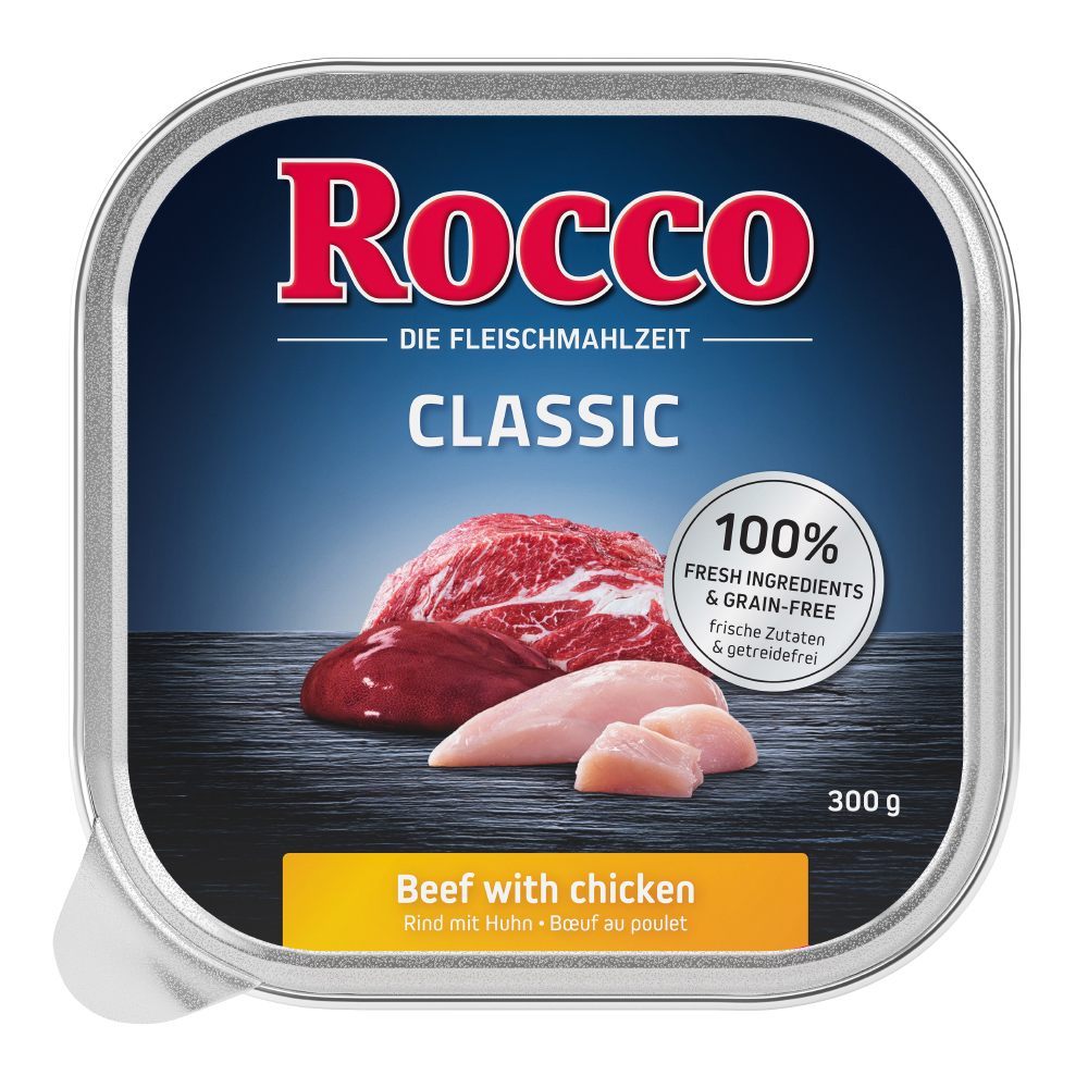 foto del prodotto rocco classic vaschette 9 x 300 g - manzo con pollo