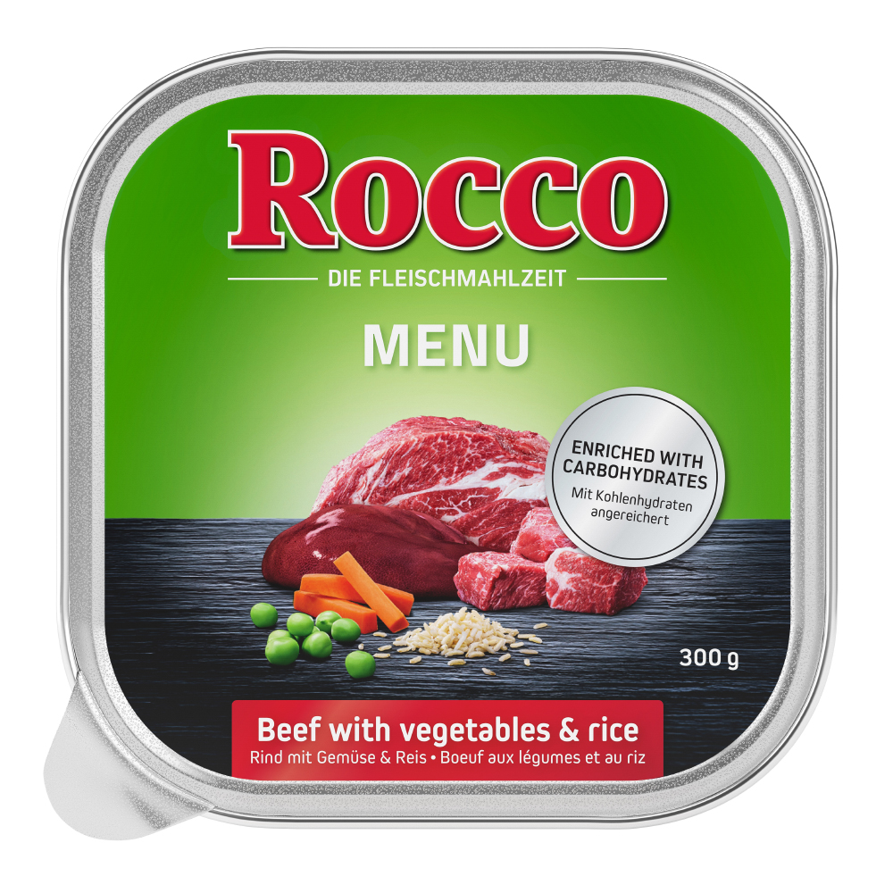 foto del prodotto rocco menù vaschette 27 x 300 g - manzo