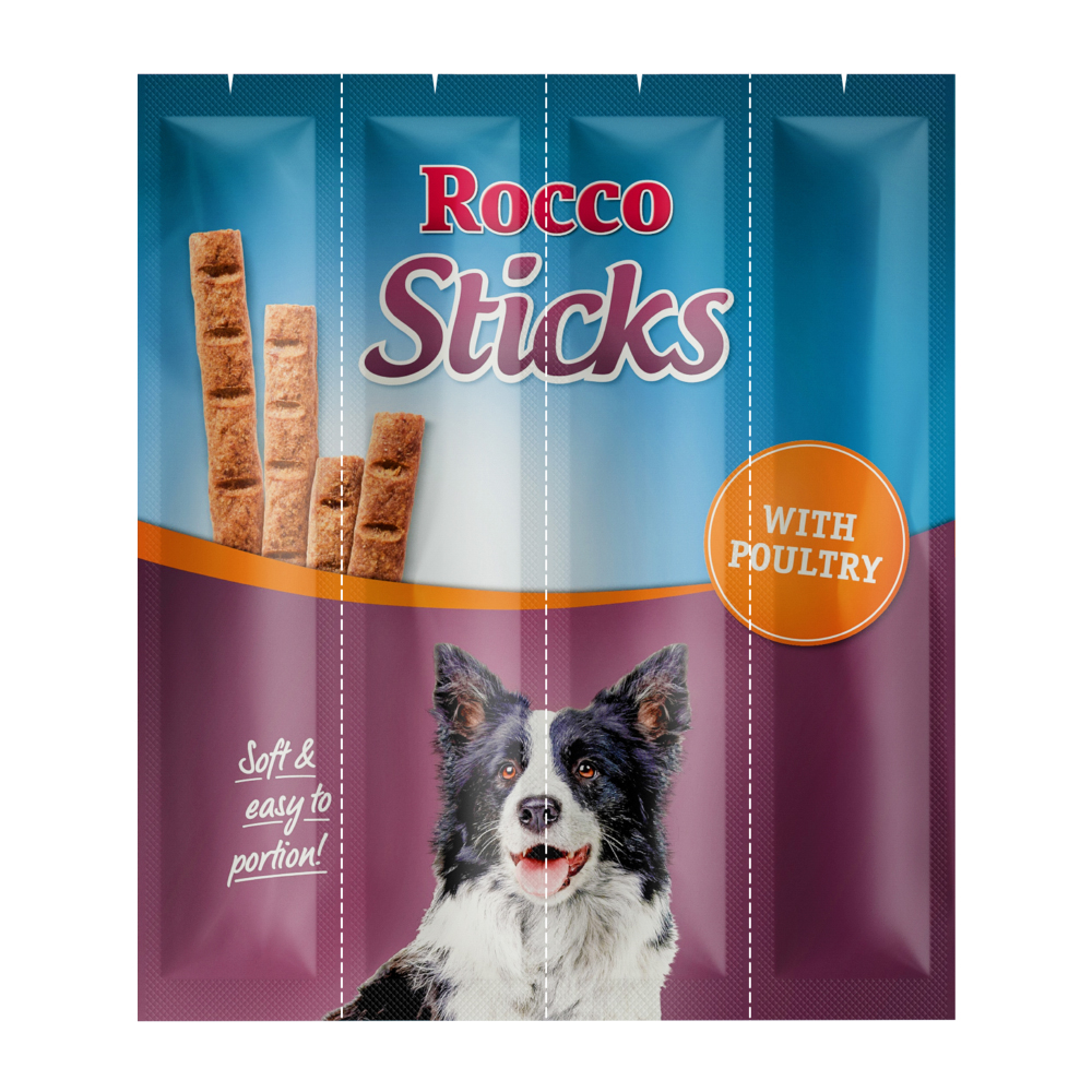 foto del prodotto rocco sticks snack per cane pollame 12 pz 120 g 