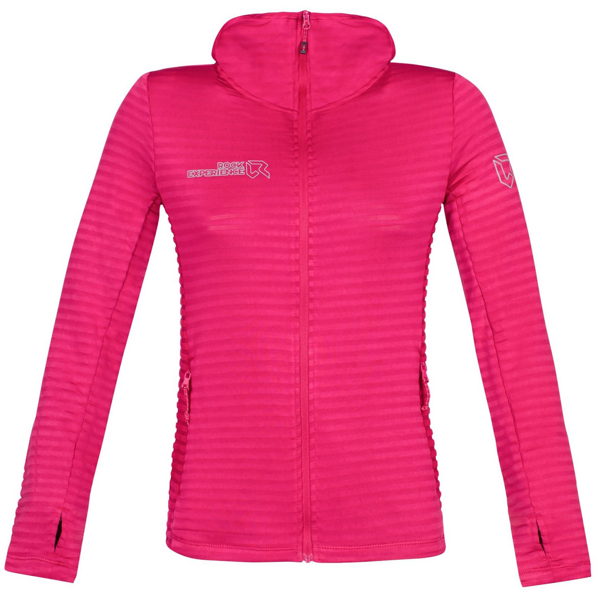 foto del prodotto rock experience donna giacca notch 2.0 hoodie fleece