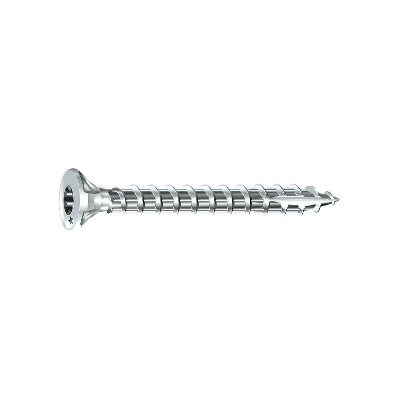 foto del prodotto rocket vynex vite a testa svasata a stella acciaio zincato 3x25 confezione da 500 351400025004