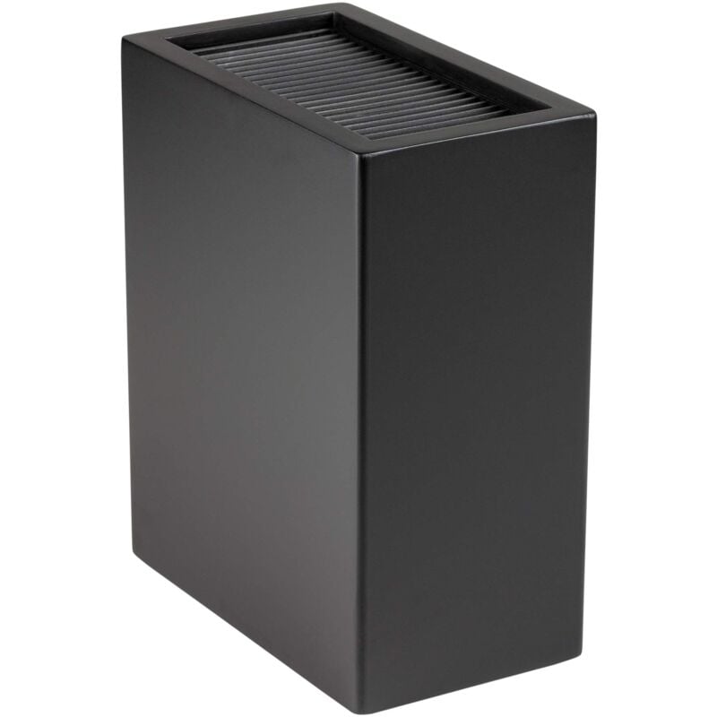 foto del prodotto rockingham forge - portacoltelli universale, supporto verticale, contiene fino a 20 coltelli con lame fino a 20 cm di lunghezza, colore nero lucido