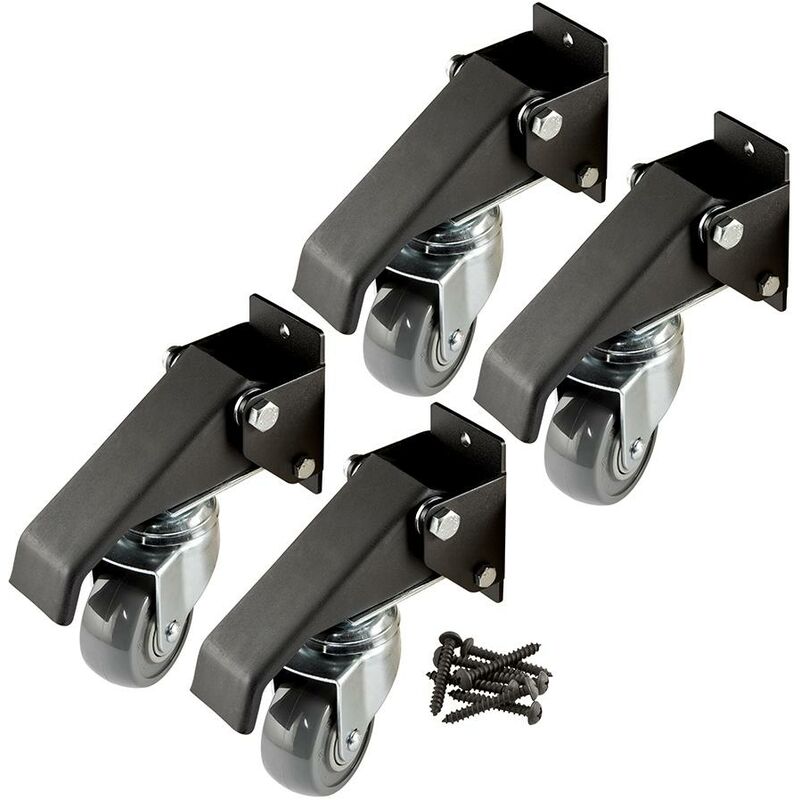 foto del prodotto rockler kit rotelle per piani da lavoro 4 p.zi 400 libbre