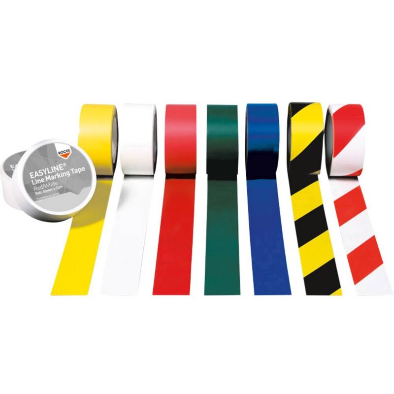 foto del prodotto rocol rs56001 rs56001 nastro adesivo per segnalazioni easytape giallo l x l 33 m x 50 mm 1 pz.