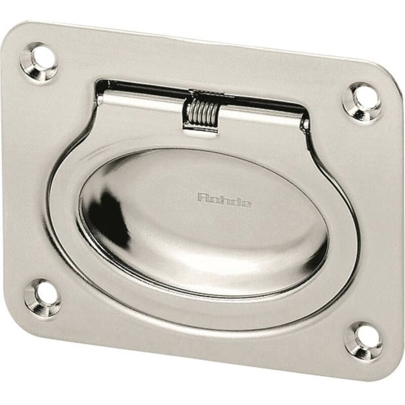 foto del prodotto rohde ee 01.r075.39 maniglia pieghevole per viti svasate argento l x l x a 75 x 10 x 58 mm 1 pz.