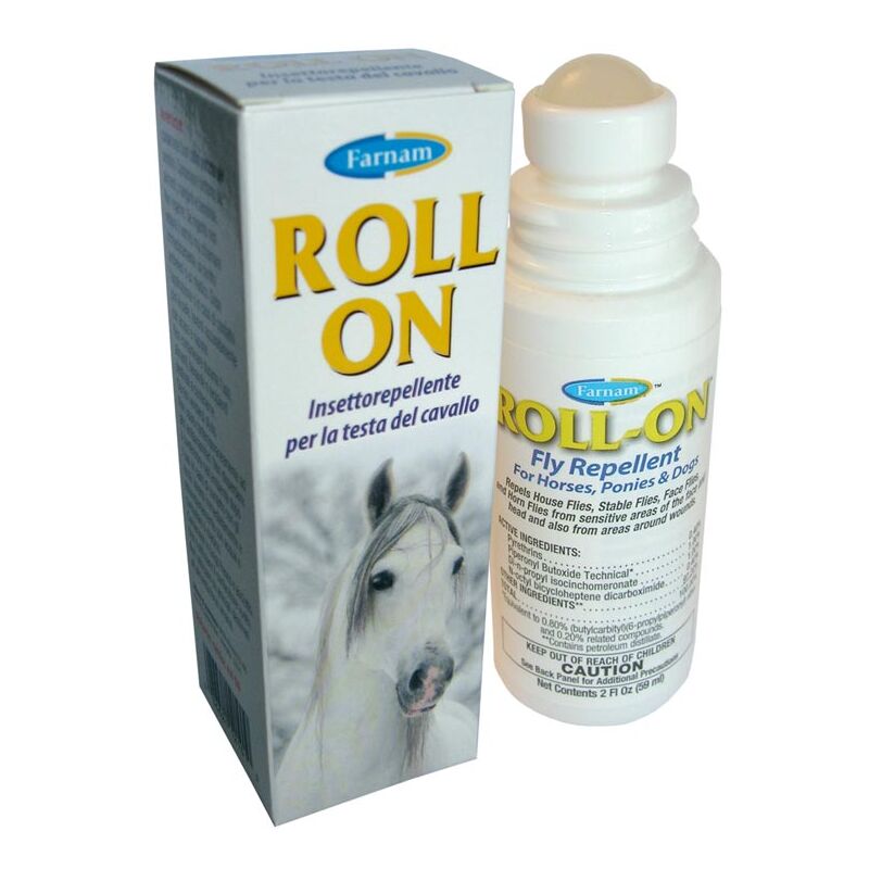 foto del prodotto roll on farnam insettorepellente specifico per la testa del cavallo 59 ml