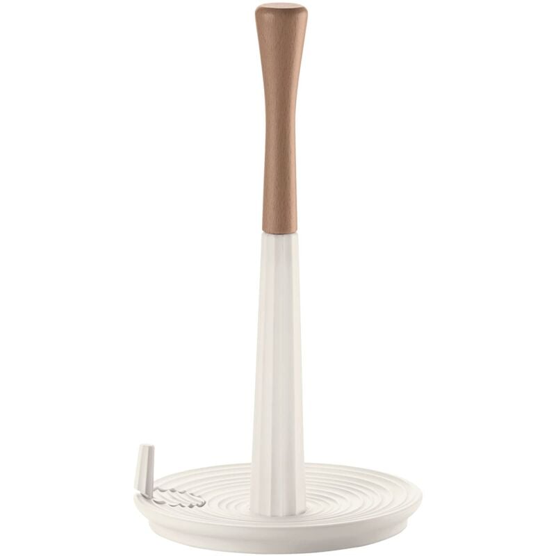 foto del prodotto roll tear portarotolo, bianco latte, unica guzzini