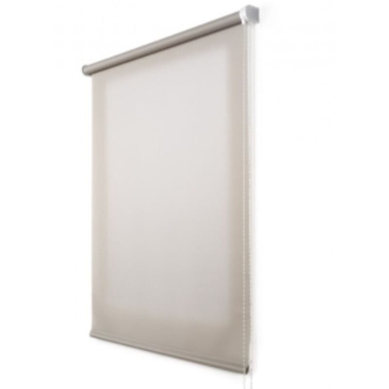 foto del prodotto roll up tenda a rullo filtrante traslucida colore grigio sabbia 120x180cm stor planet