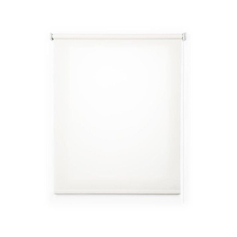 foto del prodotto roll up tenda a rullo semifiltrante bianco neve 100x250